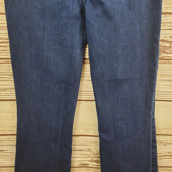 Paige Womens Size 31 Claudine Promenade/Dark Wash Ankle Flare Bootcut Jeans #233 - Picture 8 of 11